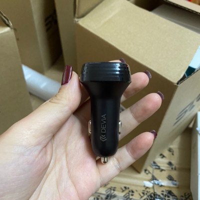Bộ sạc trên xe hơi Devia bluetooth MP3 smart QC3.0- Hàng chính hãng