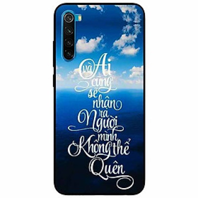 Ốp lưng in cho Xiaomi Redmi Note 8 Mẫu Không Thể Quên