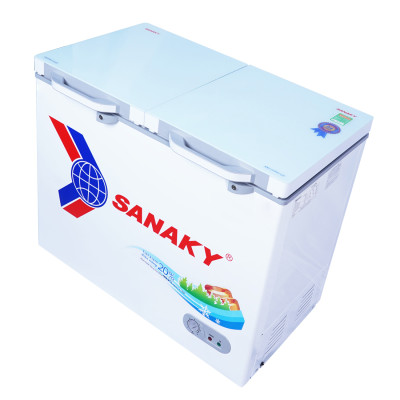 TỦ ĐÔNG SANAKY 210 LÍT VH-2599A2KD ĐỒNG (R600A) (KÍNH CƯỜNG LỰC) - HÀNG CHÍNH HÃNG