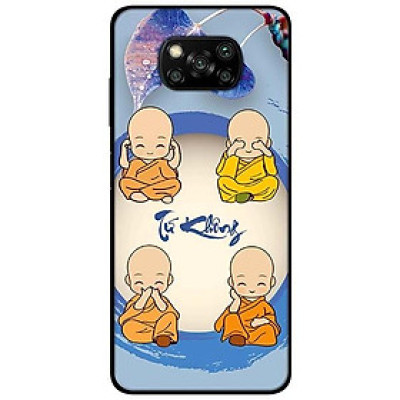Ốp lưng dành cho Xiaomi Poco X3 mẫu Chú Tiểu Tứ Không Xanh