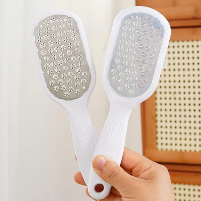 Dụng Cụ Mài Chà Gót Chân Tẩy Da Chết Inox vân xịn sò Cây Chà Gót Inox TẶNG KEM