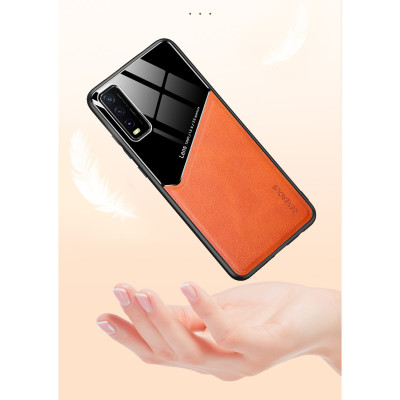 Ốp lưng da kính cao cấp dành cho Vivo Y20  - hàng chính hãng