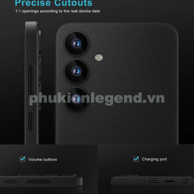 Ốp lưng nhám chống sốc siêu mỏng 0.3mm cho Samsung Galaxy S24 hiệu Memumi có gờ bảo vệ camera - Hàng chính hãng