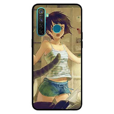 Ốp Lưng in cho Realme 5 Mẫu Cô Gái Anime - Hàng Chính Hãng