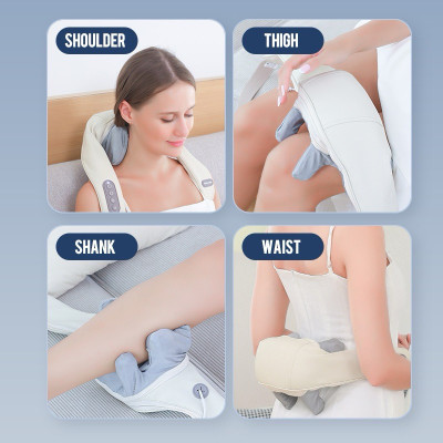 ￼Đai Massage Cổ Vai Gáy Công Nghệ Nhật Bản Cao Cấp Xoa Bóp Giảm Mệt Mỏi Căng Thẳng