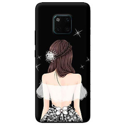 Ốp in cho Huawei Mate 20 Pro Cô Gái Áo Trắng - Hàng chính hãng