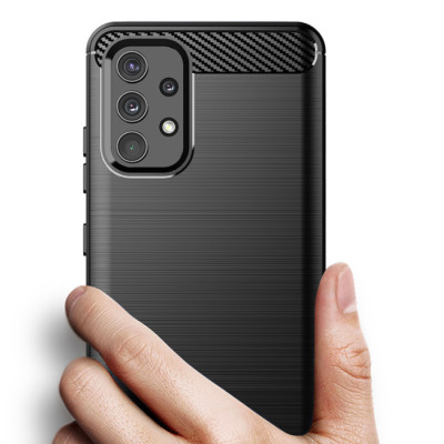 Ốp lưng chống sốc Vân Sợi Carbon cho Samsung Galaxy A32 4G - Hàng Nhập Khẩu