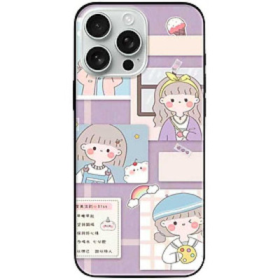 Ốp lưng cho IPhone 15 - 15 Plus - 15 Pro - 15 Pro Max - 16 - 16 Plus - 16 Pro - 16 Pro Max - Bốn Cô Gái - Hàng Chính Hãng