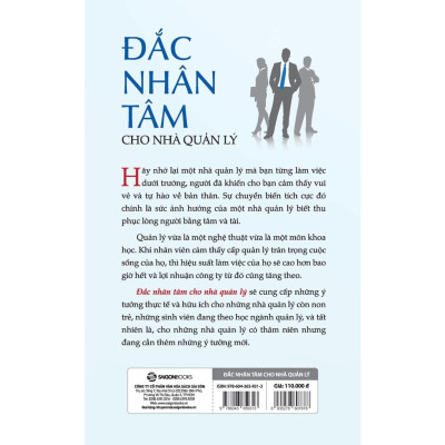 Đắc nhân tâm cho nhà quản lý (Tái bản) - Bản Quyền