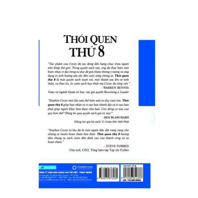 Thói Quen Thứ 8 (Tái Bản 2018)