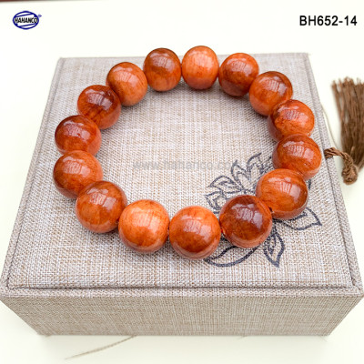 Vòng gỗ Huyết Long thấu quang (Đủ size) BH652 - Trừ tà, Giảm tai ương, Mang lại may mắn