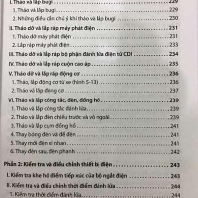 Kỹ Thuật Sửa Chữa Xe Máy Cơ Bản (Tái Bản)