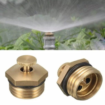 Bộ 5 Béc phun sương bằng đồng nguyên chất hình cánh quạt ( ren ngoài 21mm) 206789