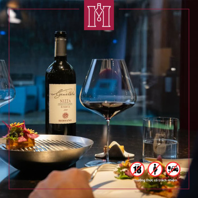 Rượu vang đỏ Ý Bersano Generala Nizza Riserva DOCG 14.5% 750ml nhập khẩu - Hàng chính hãng