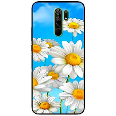 Ốp lưng dành cho Xiaomi Redmi 9 mẫu Hoa Trắng Trời Xanh