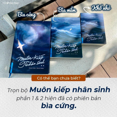 Sách - Combo Muôn Kiếp Nhân Sinh Phần 1 + 2 (Bìa Cứng) - Nguyên Phong - First News