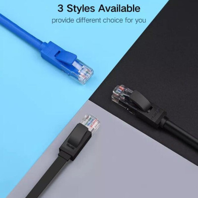 Ugreen UG20159NW102TK 1M màu Đen Cáp mạng LAN CAT6 UTP - HÀNG CHÍNH HÃNG