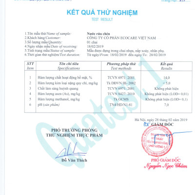 Nước Rửa Chén Hữu Cơ Chiết Xuất Bồ Hòn Kết Hợp Tinh Dầu Sả Chanh/Chanh Gừng/Cam/Quế ECOCARE 500ml Bảo Vệ Da Tay, An Toàn Cho Bé