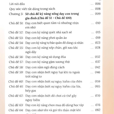 100 kỹ năng sống dạy con trong gia đình (Con từ 3 đến 10 tuổi)(Trọn bộ 2 cuốn)