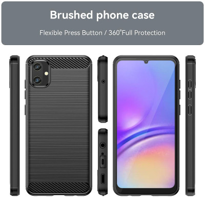 Ốp lưng chống sốc vân kim loại cho Samsung Galaxy A05 hiệu Likgus (chuẩn quân đội, chống va đập, chống vân tay) - Hàng nhập khẩu