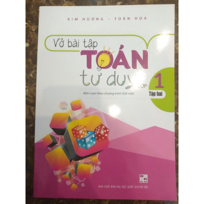 Sách - Combo Vở bài tập Toán tư duy lớp 1 (Tập 1+Tập 2)