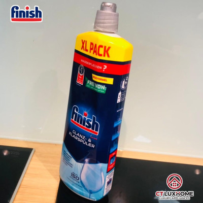 Nước làm bóng Finish 750ml dành cho máy rửa bát - Hàng chính hãng 