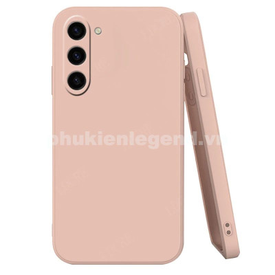 Ốp lưng silicon case cho Samsung Galaxy S24 FE mỏng 0.3mm chống bám bẩn mặt lưng siêu mềm mịn, có gờ bảo vệ camera - hàng nhập khẩu
