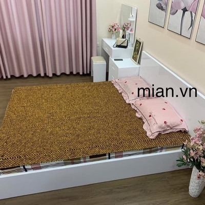 Chiếu Hạt Gỗ Bách Xanh Cao Cấp Hạt 1.2cm ( video , hình thật ) 