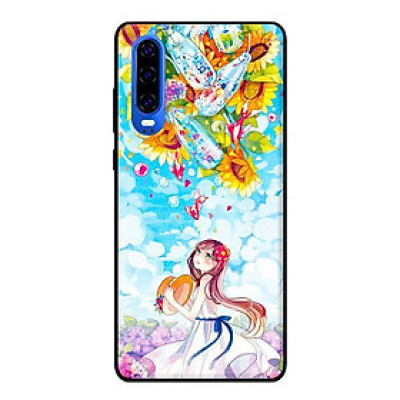 Ốp lưng in cho Huawei P30 mẫu Anime Cô Gái Hoa Hướng Dương - Hàng chính hãng