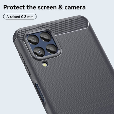 Ốp lưng chống sốc vân kim loại cho Samsung Galaxy M33 5G hiệu Likgus (chuẩn quân đội, chống va đập) - hàng nhập khẩu