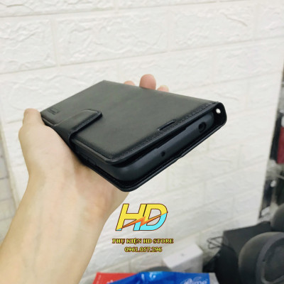 Bao Da Dạng Ví Dành Cho Redmi 10A Chính hãng Hanman Có Ngăn ví đựng tiền và thẻ, có quai gài chắc chắn - hàng chính hãng
