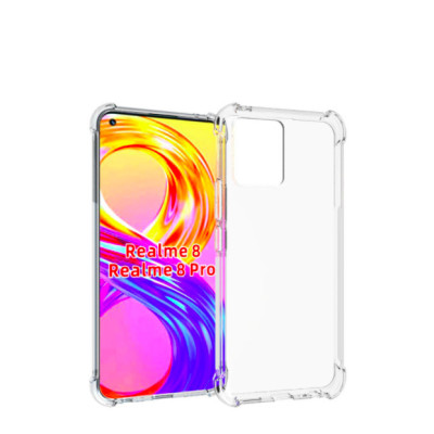 Ốp lưng dẻo trong dành cho Realme 8, Realme 8 Pro - Hàng nhập khẩu
