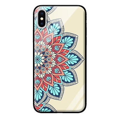 Ốp lưng kính cường lực cho iPhone X Họa Tiết - Hàng chính hãng
