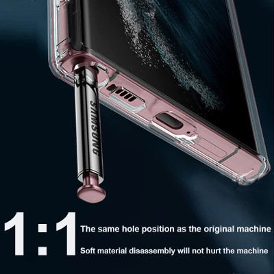 Ốp lưng trong suốt viền màu cho Samsung Galaxy S23 Ultra hiệu Likgus Simple But Unique (chống sốc, bảo vệ toàn diện) - Hàng nhập khẩu