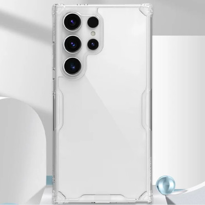Ốp lưng TPU chống sốc cho Samsung Galaxy S25 Ultra / S25 Plus / S25 / S24 / S24 Plus / S24 Ultra hiệu Nillkin Nature TPU Pro Case (chống chịu mọi va đập bảo vệ các góc, siêu mỏng chỉ 0.6mm) - hàng nhập khẩu