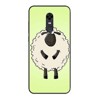 Ốp Lưng in cho Xiaomi Redmi 5 Plus Mẫu Chú Cừu Vui Nhộn - Hàng Chính Hãng