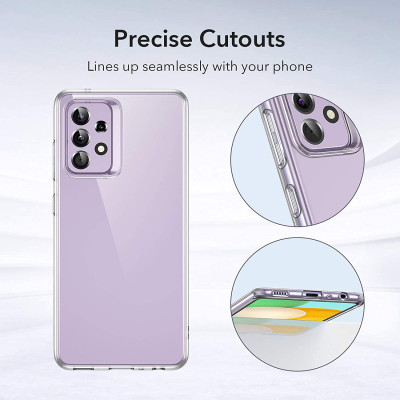 Ốp lưng silicon dẻo cho Samsung Galaxy A53 5G trong suốt mỏng 0.6mm hiệu Ultra Thin độ trong tuyệt đối chống trầy xước - Hàng nhập khẩu