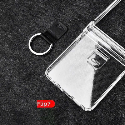 Ốp Lưng Chống Sốc Trong Suốt Kèm iRing Cho Samsung Galaxy Z Flip 7 Likgus Cover Ring – Chất Liệu Cao Cấp, Bảo Vệ 360° - Hàng Nhập Khẩu