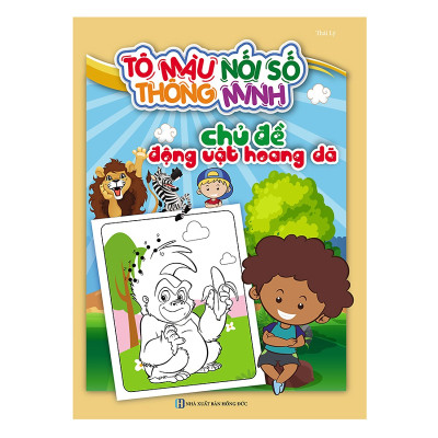 Tô Màu Nối Số Thông Minh Cho Bé 3-6 Tuổi (Bộ Túi 8 Cuốn) (Tặng kèm booksmark)