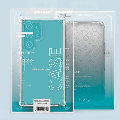 Ốp lưng TPU chống sốc cho Samsung Galaxy S25 Ultra / S25 Plus / S25 / S24 / S24 Plus / S24 Ultra hiệu Nillkin Nature TPU Pro Case (chống chịu mọi va đập bảo vệ các góc, siêu mỏng chỉ 0.6mm) - hàng nhập khẩu