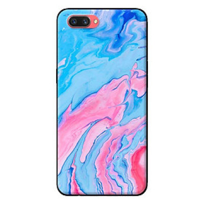 Ốp in cho Oppo A3s Đá Xanh Hồng - Hàng chính hãng