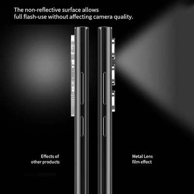 Dán kính cường lực camera trong suốt cho Samsung Galaxy S25 Ultra / S23 Ultra / S24 Ultra hiệu Kuzoom AR Lens - Mặt kính trong suốt, chống lóa sáng, hạn chế bám vân tay, mỏng 0.25mm, thấu kính trong Full HD - Hàng chính hãng