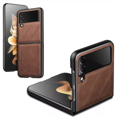 Ốp lưng cho SamSung Galaxy Z Flip 4 chính hãng X-level dạng da mềm - Hàng nhập khẩu