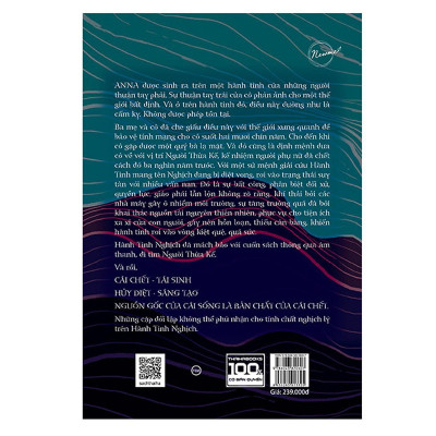 Sách - ANNA - Nếu Một Người Trở Về Từ Tương Lai, Cô Ta Sẽ Làm Xáo Trộn Thực Tại Của Thế Giới - Thái Hà Books