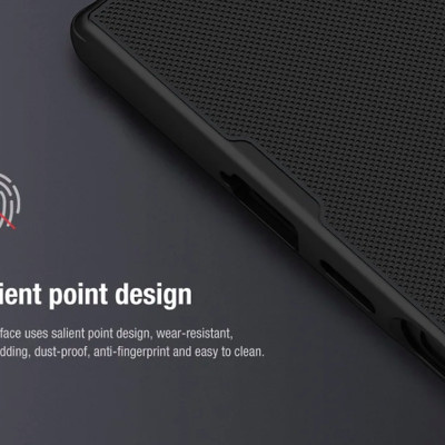 Ốp lưng sần chống sốc cho Samsung Galaxy S25 Ultra mặt lưng nhám hiệu Nillkin Super Frosted Shield Pro cho mặt lưng nhám chống trơn trượt tay, khả năng chống sốc cực tốt, chất liệu cao cấp - Hàng nhập khẩu