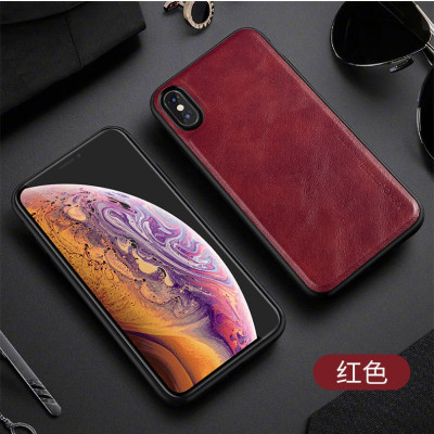Ốp lưng da cho iPhone X, Xr, Xs Max, iPhone 11, 11 Pro, 11 Pro Max hãng X-level cao cấp viền mềm chống sốc - Hàng chính hãng