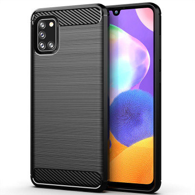 Ốp lưng chống sốc vân kim loại cho Samsung Galaxy A31 hiệu Likgus (bảo vệ toàn diện, chống va đập) - hàng nhập khẩu