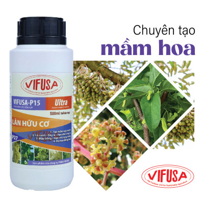 VIFUSA-P15 Ultra - Phân bón lân hữu cơ chai 500ml