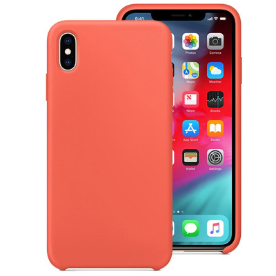 Ốp lưng silicone case Dada cho iPhone XS MAX chống sốc chống bám bẩn có lớp nhung lót mặt trong chống trầy xước điện thoại - Hàng chính hãng