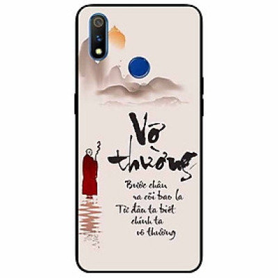 Ốp lưng in cho Realme 3 Mẫu Vô Thường Bước Chân